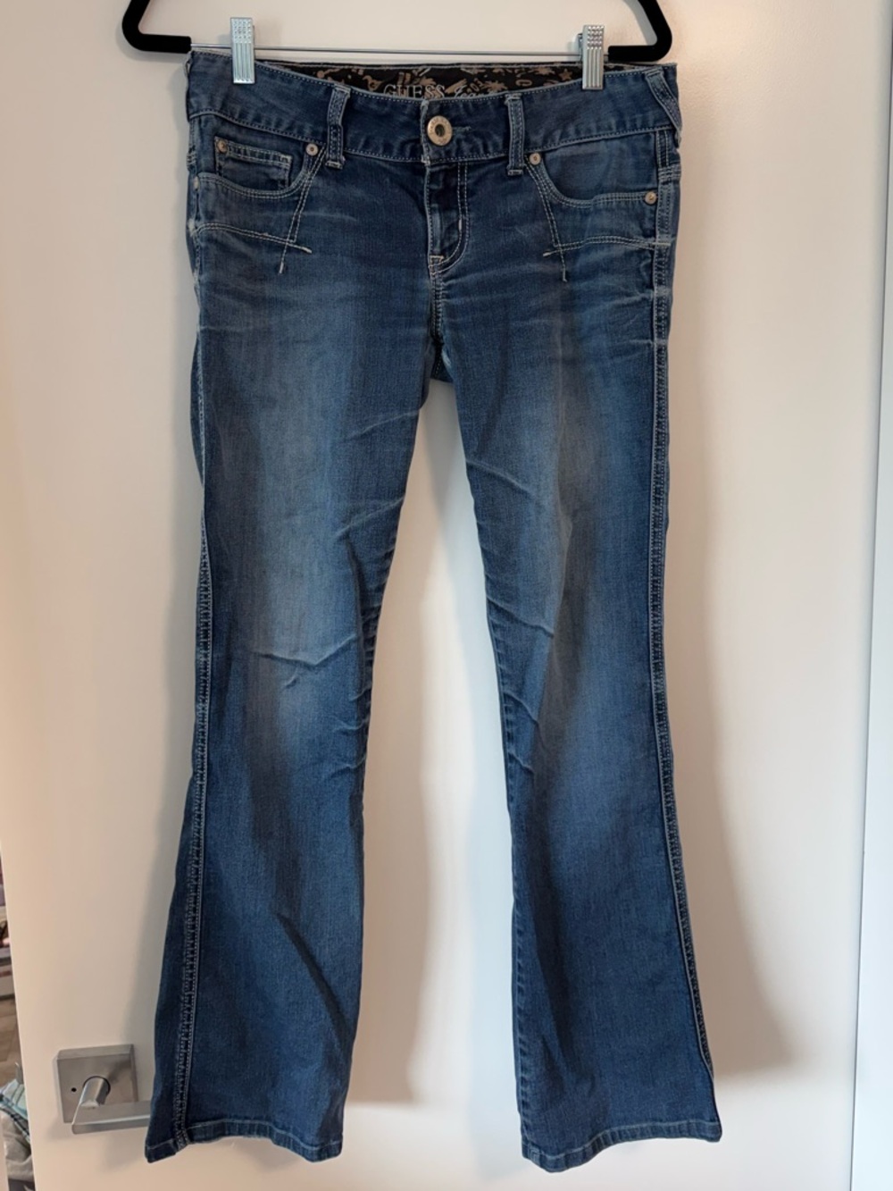Vintage GUESS Daredevil Bootcut Jeans Size 29 (Y2K Low Rise Denim)